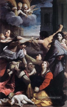 Massacre des Innocents Baroque Guido Reni Peinture à l'huile
